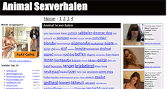 Desktop Screenshot of animalsexverhalen.com